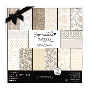 Papermania Capsule Collection 12by12" Paper Pack by Jesse Edwards - Lincoln Linen