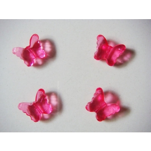 Plastic Butterflies - Dark Pink