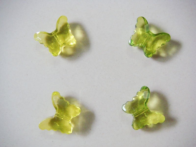 Plastic Butterflies - Green