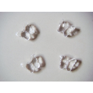 Plastic Butterflies - White