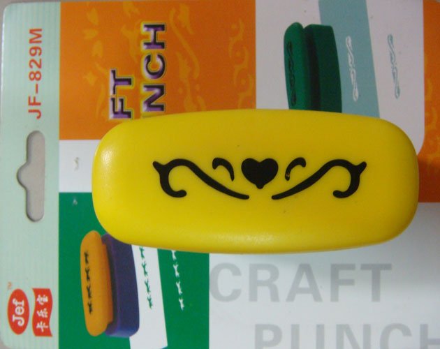 Jef Giant Craft Punch - Hearts and Swirls 1