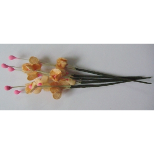 A Stem of Flowers with stamens - Orange