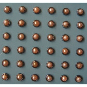 Pearl Brads (Medium) - Dark Yellow