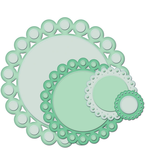 Spellbinders Nestabilities Decorative Elements Dies Beaded Circles