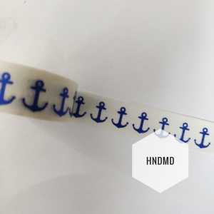 Shimmer blue anchor Washi Tape
