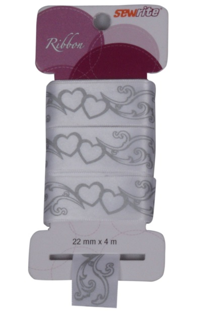 Sewrite Wedding Love Ribbon - White
