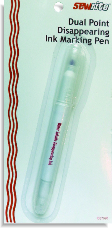Sewrite Dual Point Disappearing Ink Marking Pen - Purple