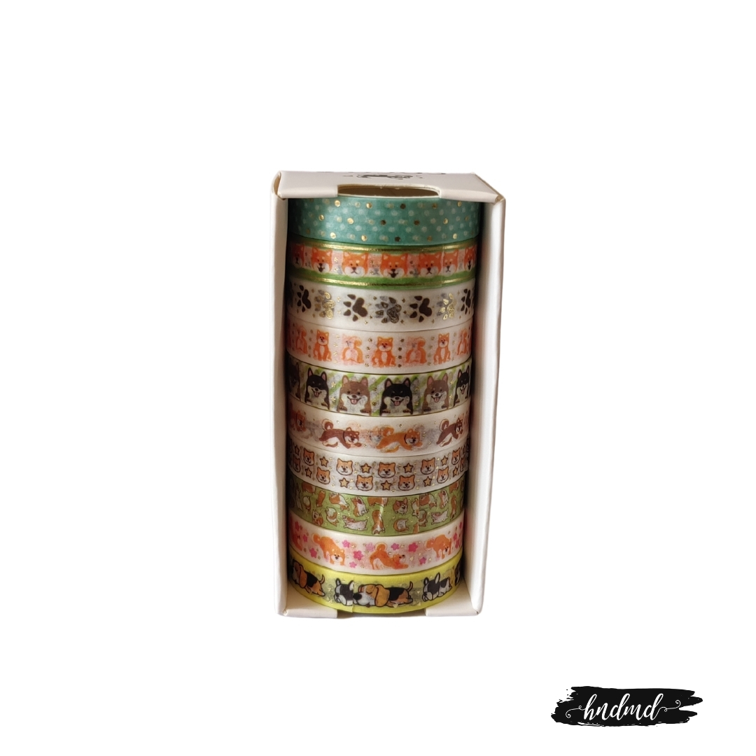 Washi Tape Mix Set - Dogs