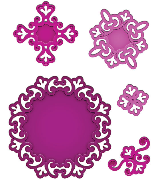 Spellbinders Megabilities Dies Parisian Motifs