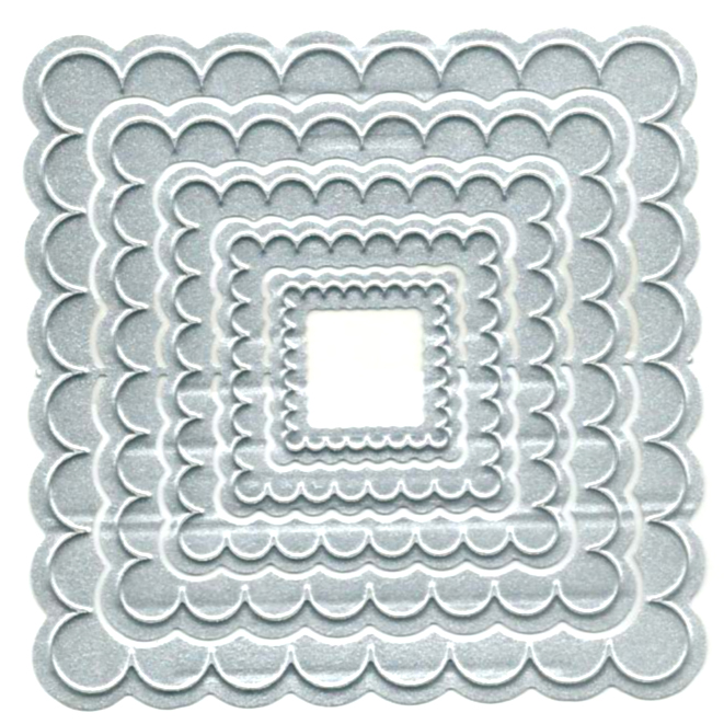 Dies - Scalloped Square