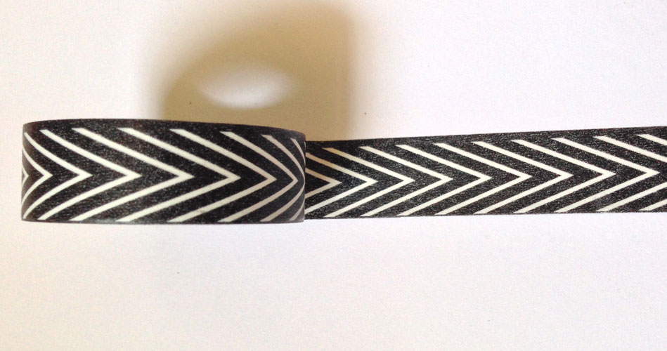 Triangles - Black - Japanese Washi Tape