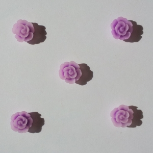 Resin Flower (1 cm) - Design 2 - Purple