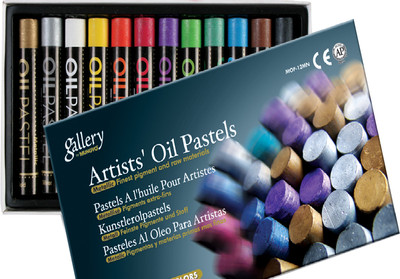 Mungyo Oil Pastel Crayons (Set of 12, Assorted Colours)