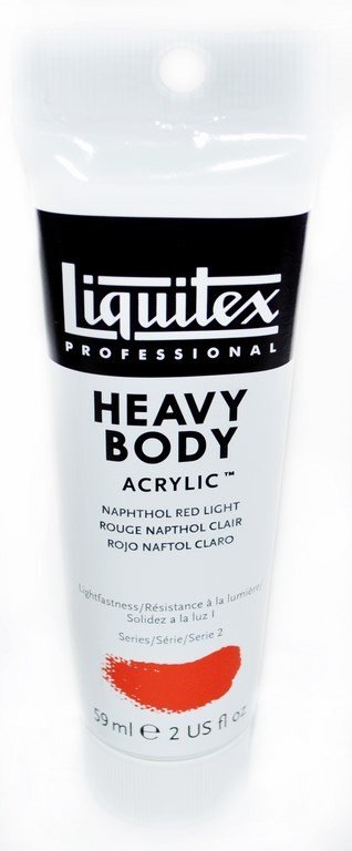 Liquitex Heavy Body Acrylic Napthol Red Light 59 ML