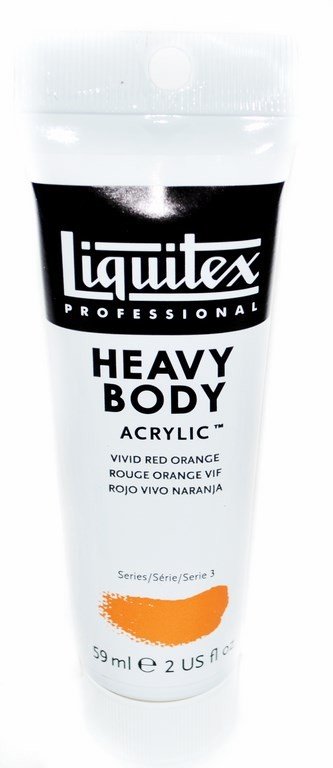 Liquitex Heavy Body Acrylic Vivid Red Orange 59 ML