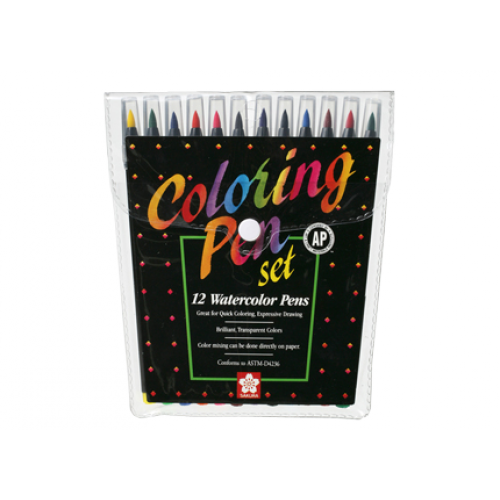 Sakura Watercolor pen set of 12 colors