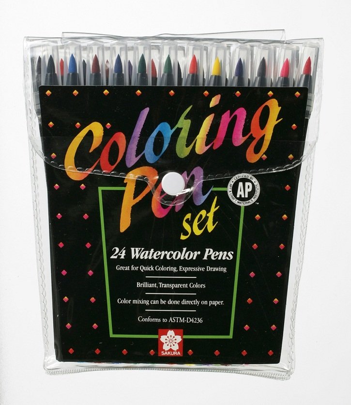 Sakura Watercolor pen set of 24 colors