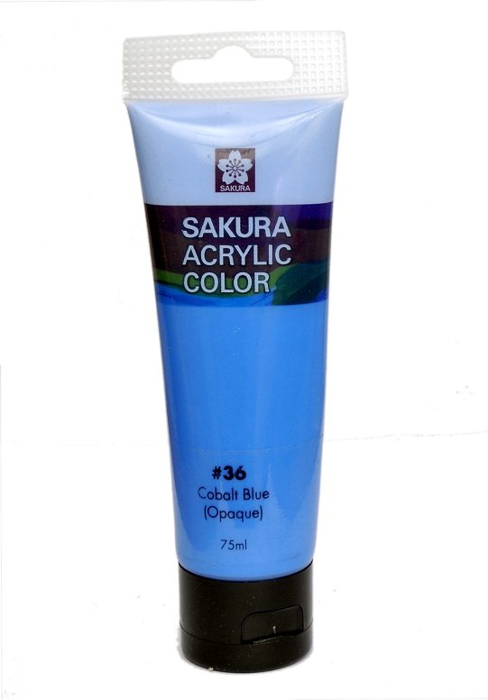Sakura Acrylic Tube - Opaque (Cobalt Blue) - 75 ml