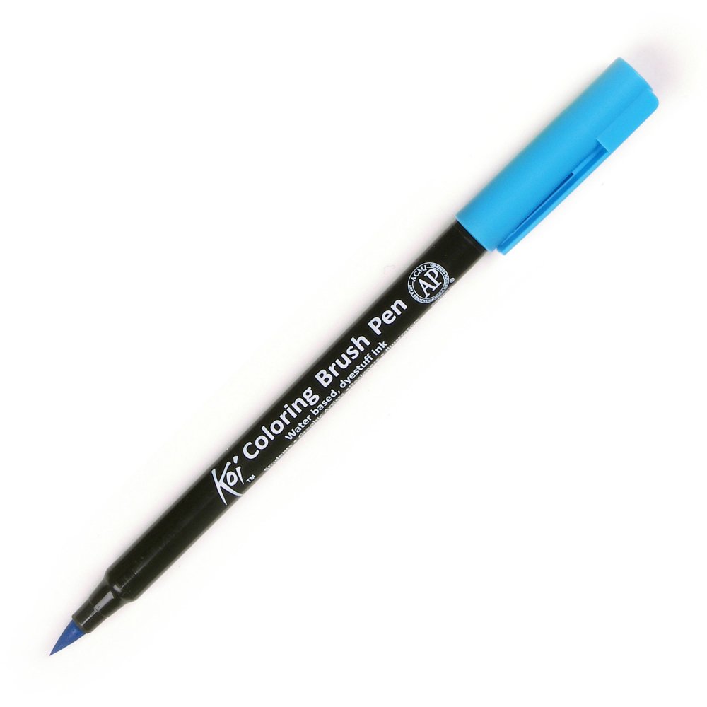 Sakura Koi Coloring Brush Pen - Aqua Blue