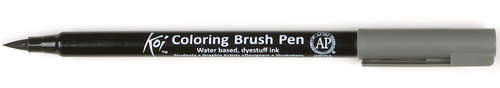 Sakura Koi Coloring Brush Pen - Dark Warm Gray (Pack of 3)