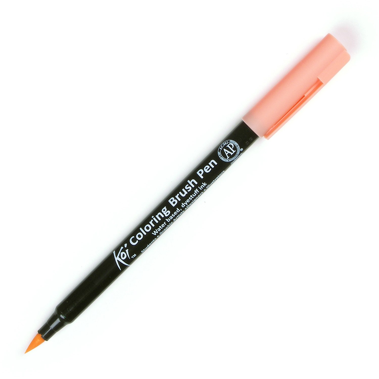 Sakura Koi Coloring Brush Pen - Coral Red (Pack of 3)
