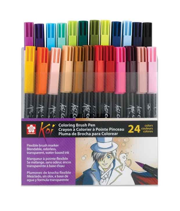 Sakura Koi Water Color Brush Set of 24 Colors