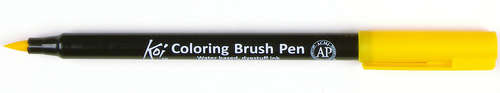 Sakura Koi Coloring Brush Pen - Yellow (Pack of 3)