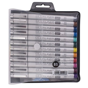 Copic Color Multiliner SP Brush Small - Set of 12