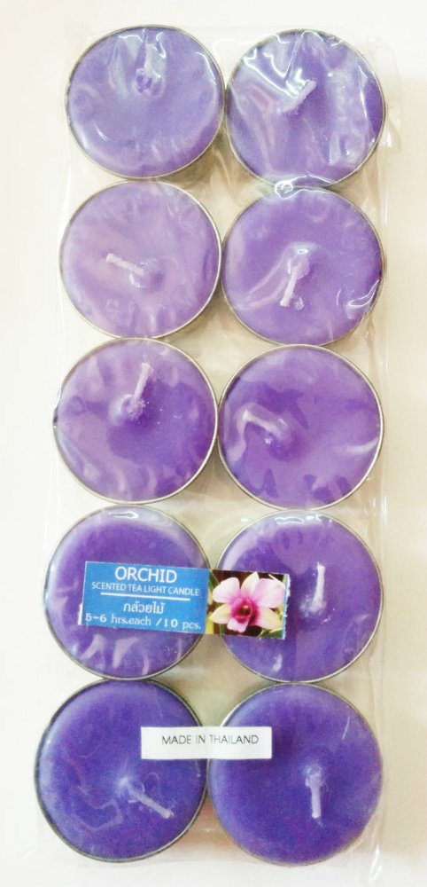Aromatic Tea Lights - Orchid (Pack of 10)