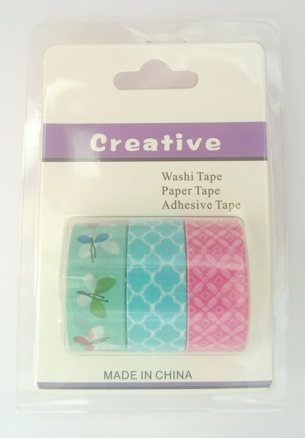 Creative Washi Tapes (Pack of 3 tapes) - Design 1