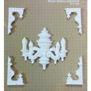 Resin Embellishments by Eno Greetings - Design 3