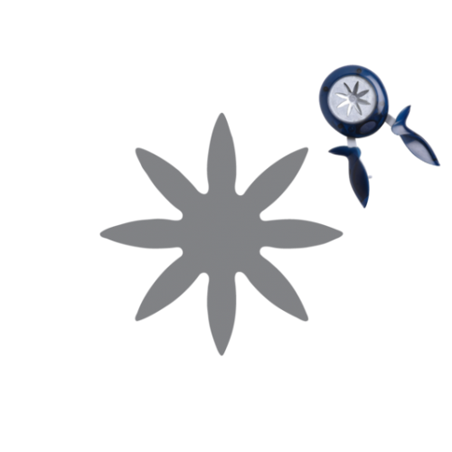 Fiskars Squeeze punch - Flower (Large)