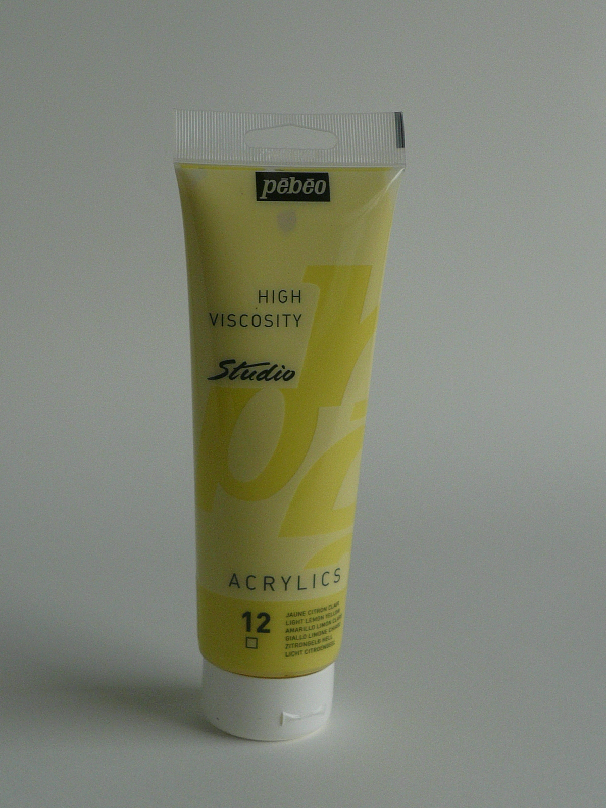 Pebeo Studio Acrylic HV 250ML - Light Lemon Yellow