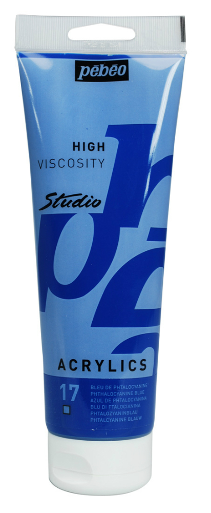 Pebeo Studio Acrylic HV 250ML - Phthalocyanine Blue