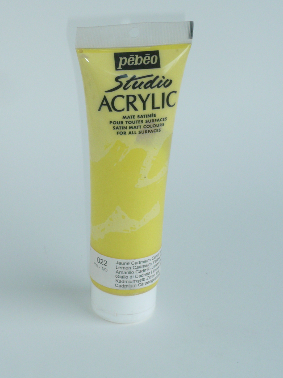 Pebeo Studio Acrylic HV 250ML - Cadmium Yellow Lemon Hue