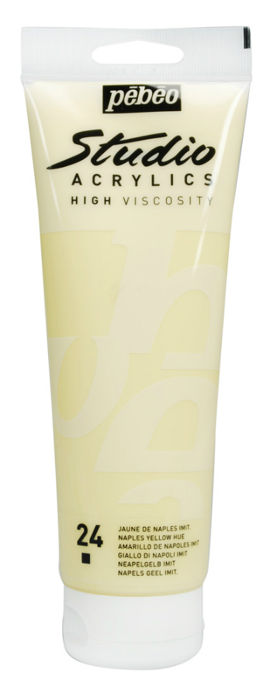 Pebeo Studio Acrylic HV 250ML - Naples Yellow Hue