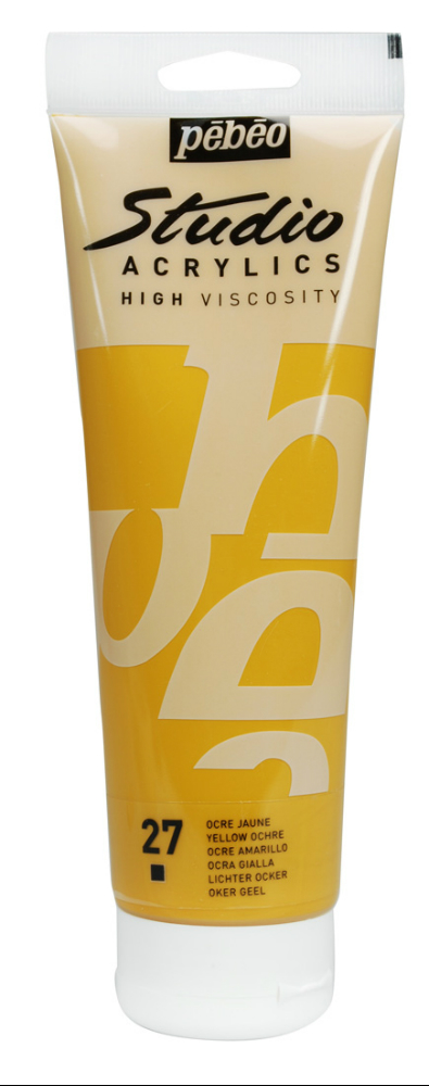 Pebeo Studio Acrylic HV 250ML - Yellow Ochre
