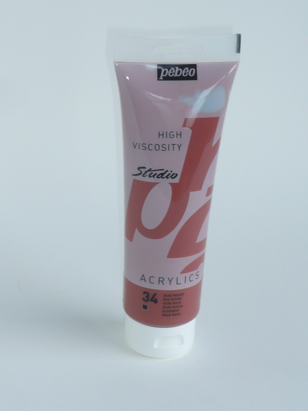 Pebeo Studio Acrylic HV 250ML - Red Ochre