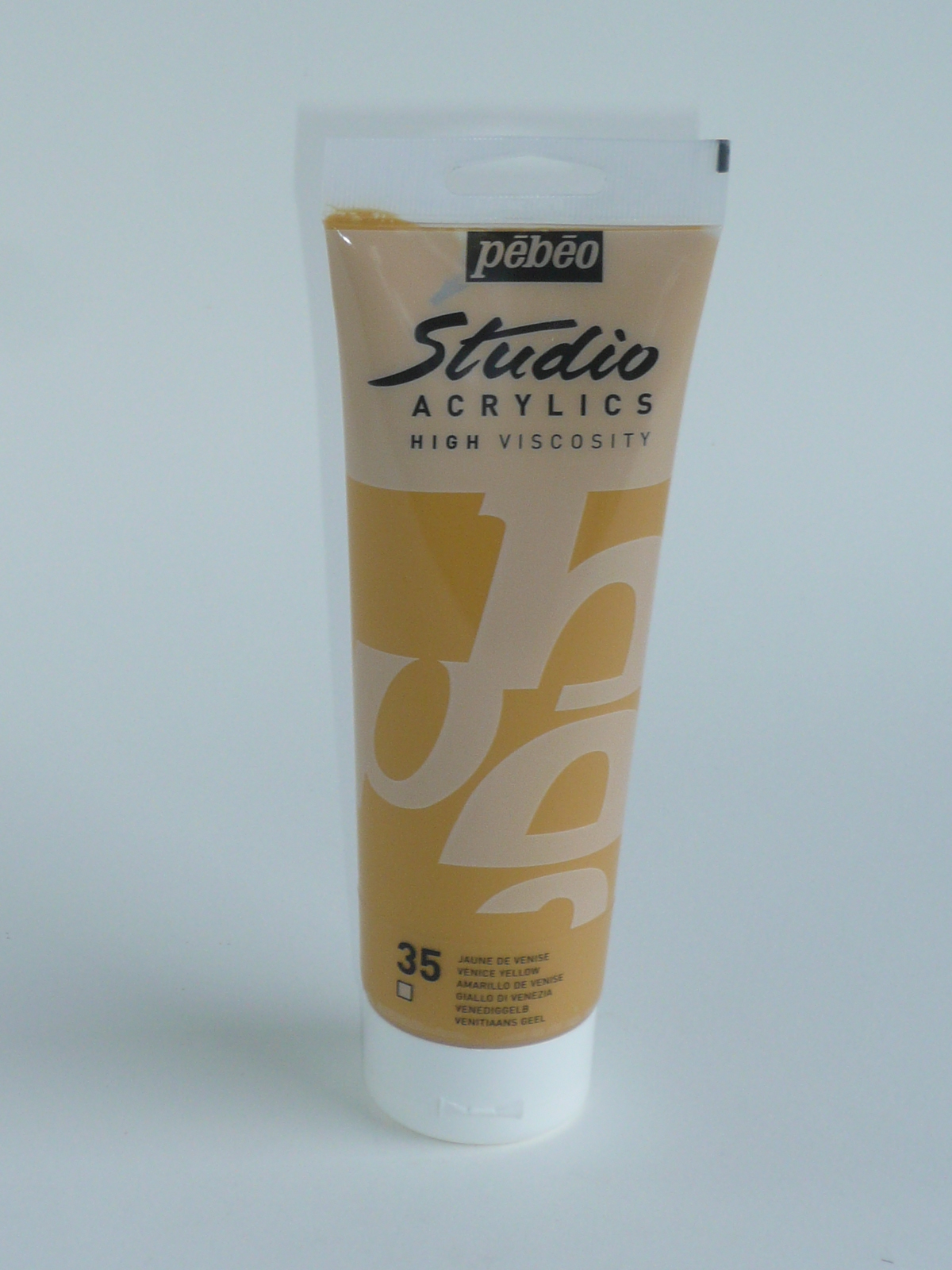 Pebeo Studio Acrylic HV 250ML - Venice Yellow