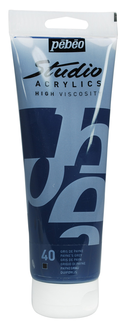 Pebeo Studio Acrylic HV 250ML - Payne's Grey
