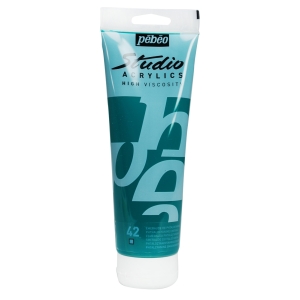 Pebeo Studio Acrylic HV 250ML - Phthalocyanine Emerald