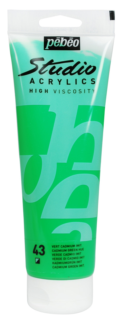 Pebeo Studio Acrylic HV 250ML - Cadmium Green Hue