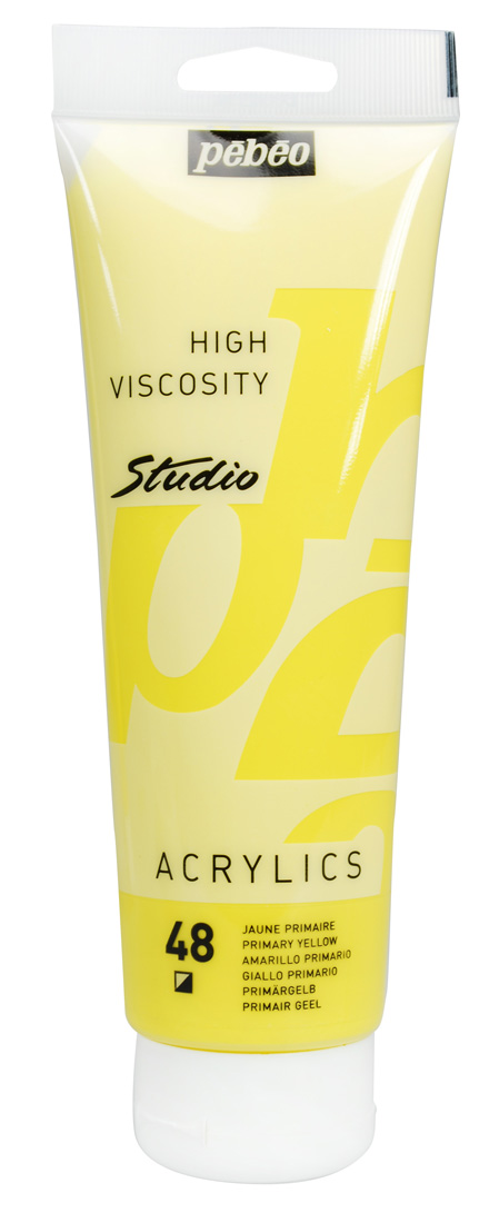 Pebeo Studio Acrylic HV 250ML - Primary Yellow