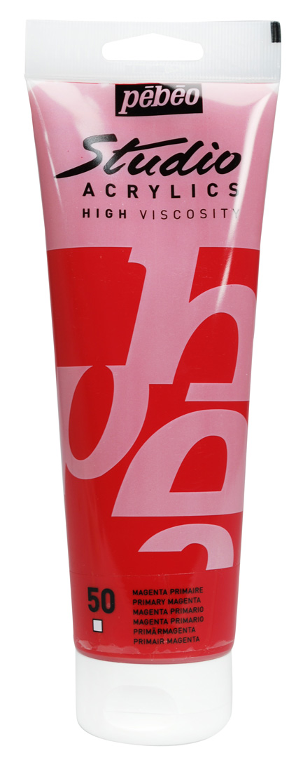 Pebeo Studio Acrylic HV 250ML - Primary Magenta
