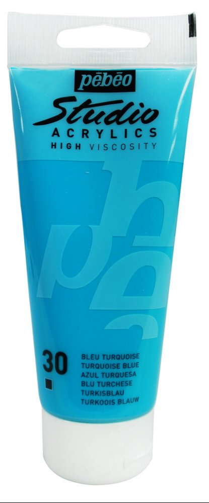 PEBEO STUDIO ACRYLIC HV 100ML - TURQUOISE BLUE