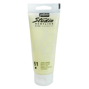 PEBEO STUDIO ACRYLIC HV 100ML - BRIGHT YELLOW