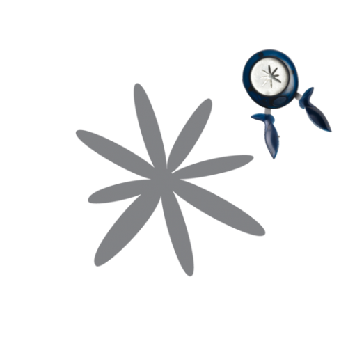 Fiskars Squeeze punch - Flower (Medium)