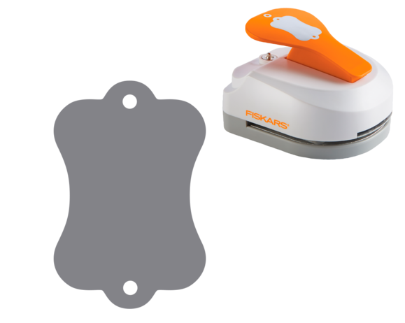 Fiskars Label Tag Maker with Built-in Eyelet Setter (2" x 3")