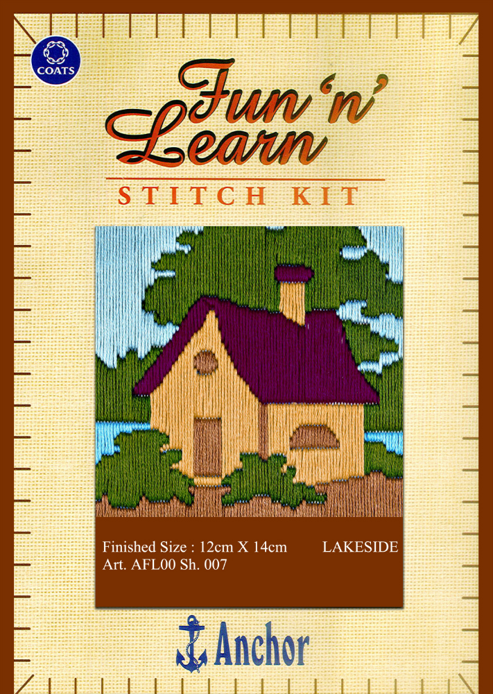 Anchor Stitch Kit - Lakeside (12cm x 14cm)