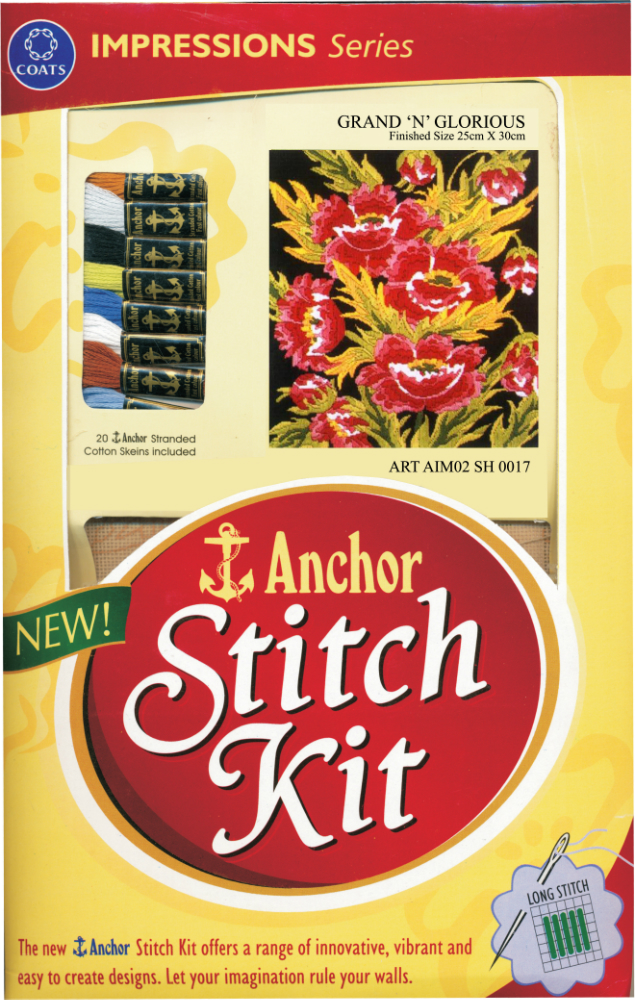 Anchor Stitch Kit - Grand and Glorious (25cm x 30cm)